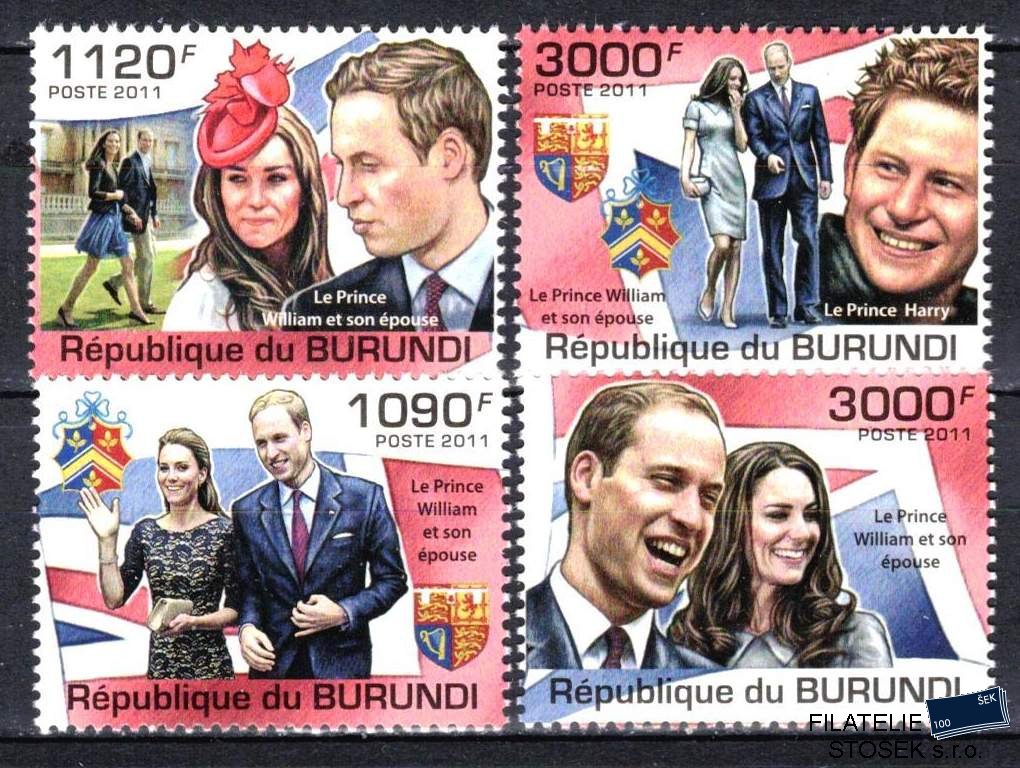 Burundi známky Královská rodina