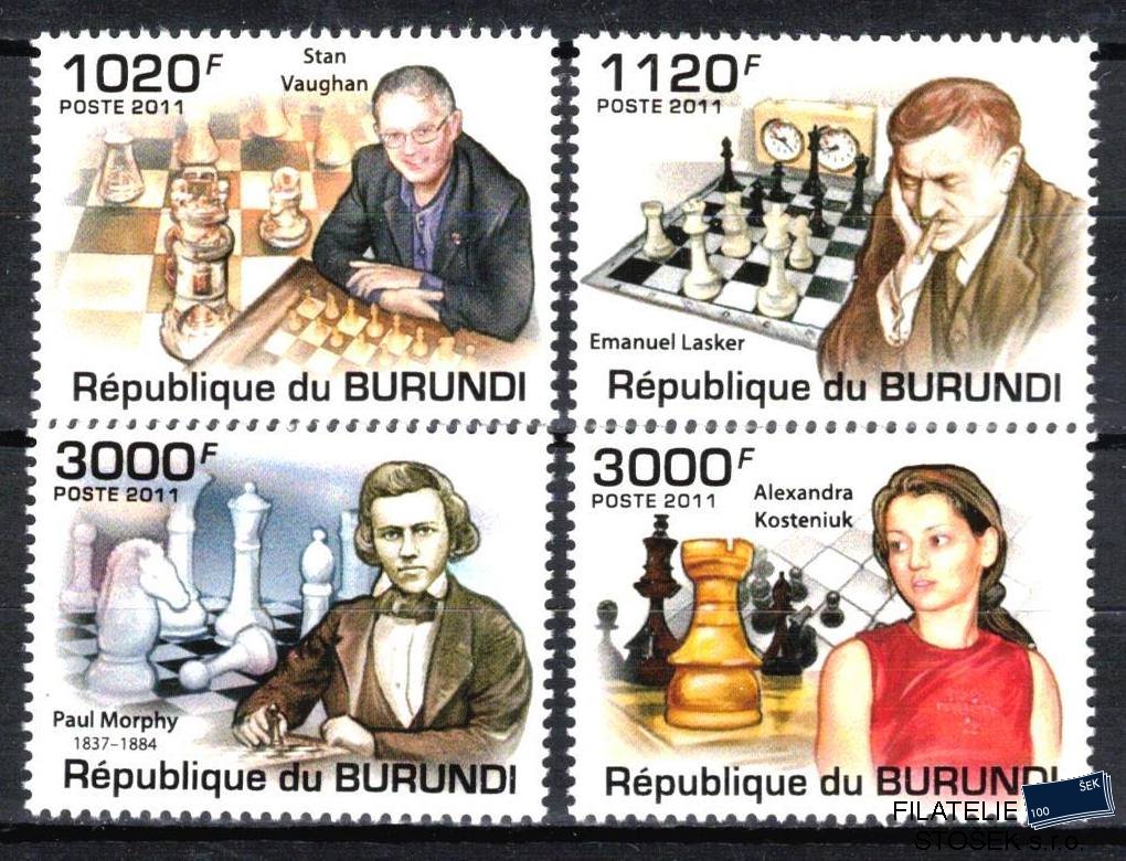 Burundi známky Šachy