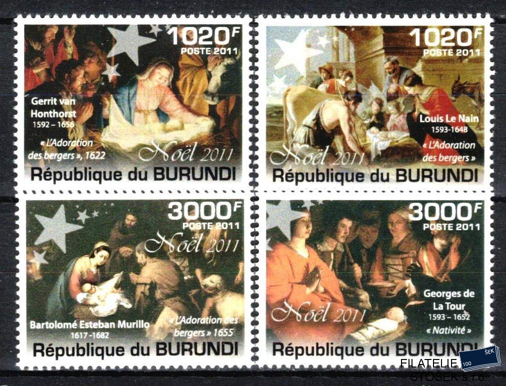 Burundi známky Umění
