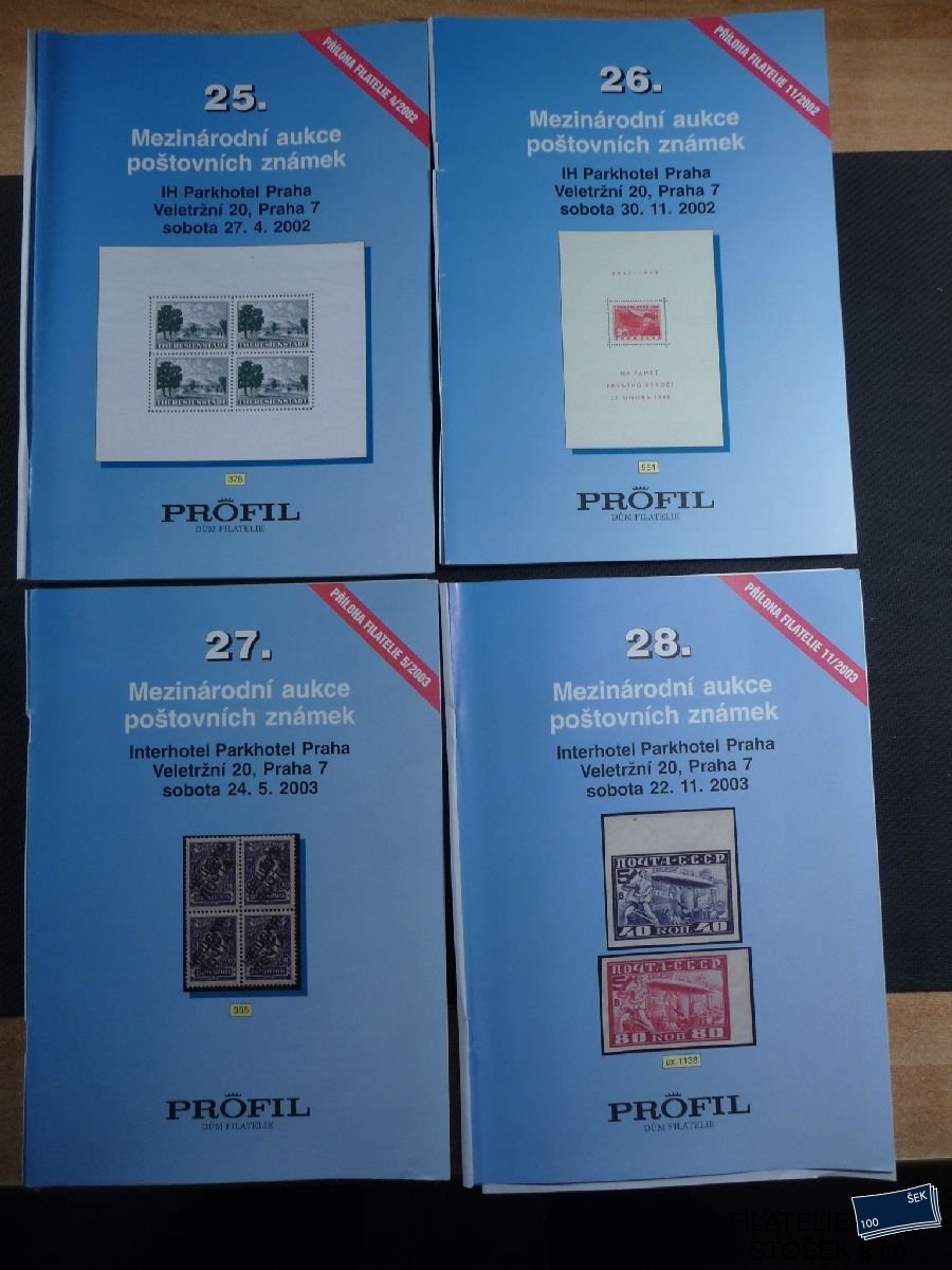 Časopisy Filatelie - Aukční katalogy - Sestava