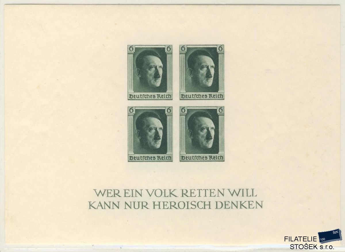 Deutsches Reich známky Mi Blok 8 - KVP Lom