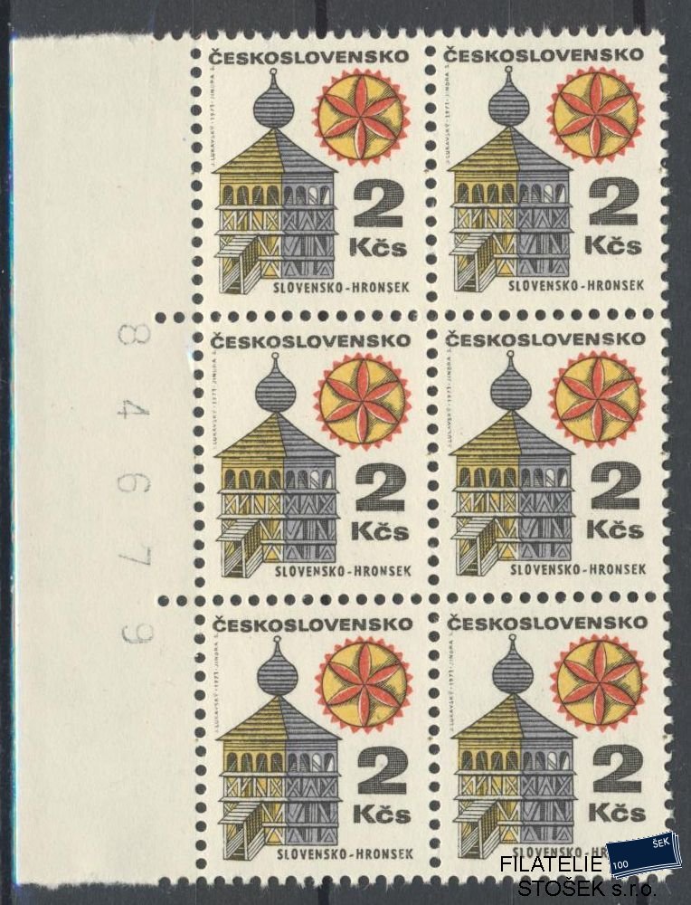 ČSSR známky 1877 FL 1 6 Blok