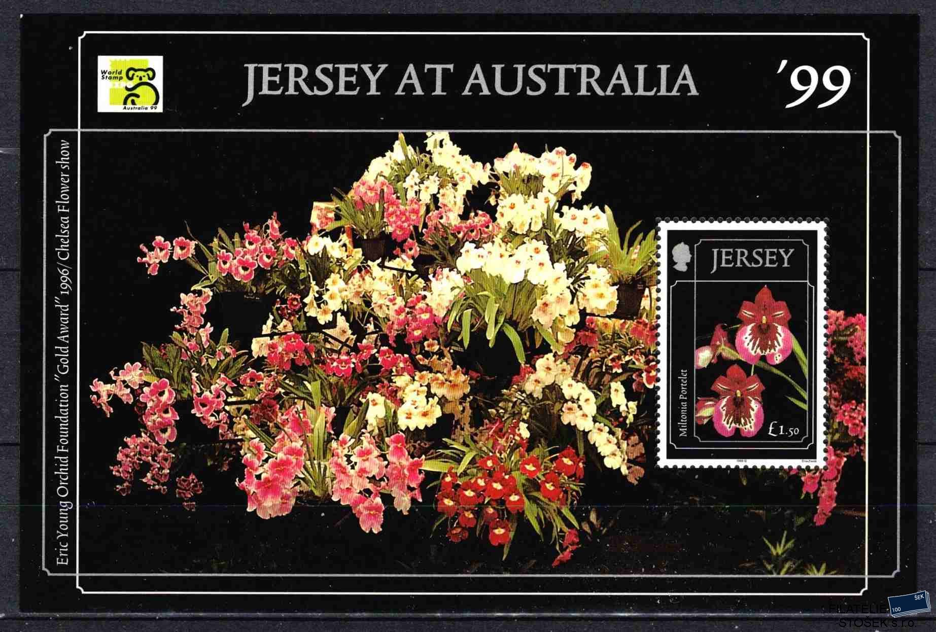 Jersey známky Mi 883 - Bl.22