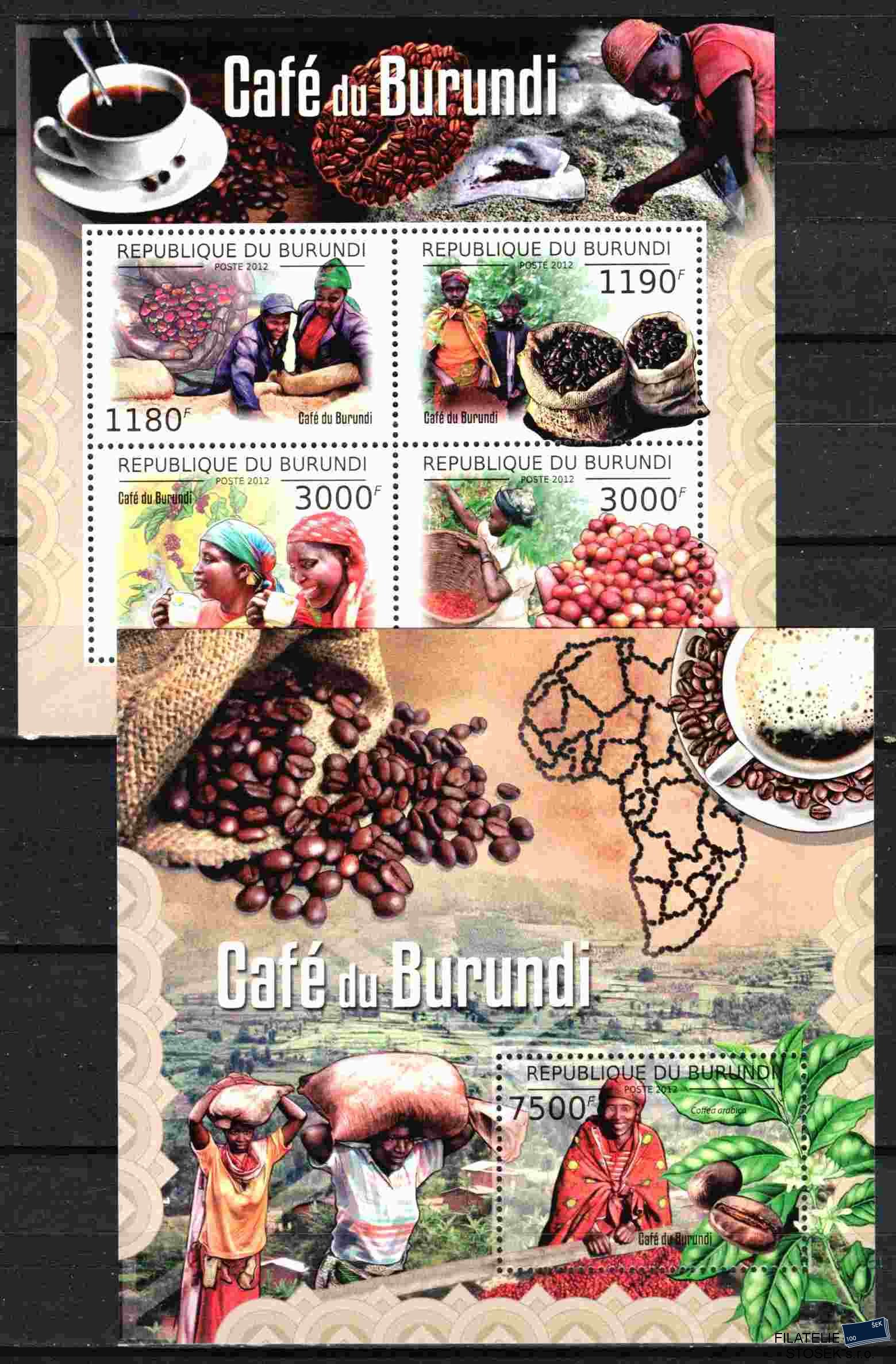 Burundi známky Mi 2645-8+Bl.253