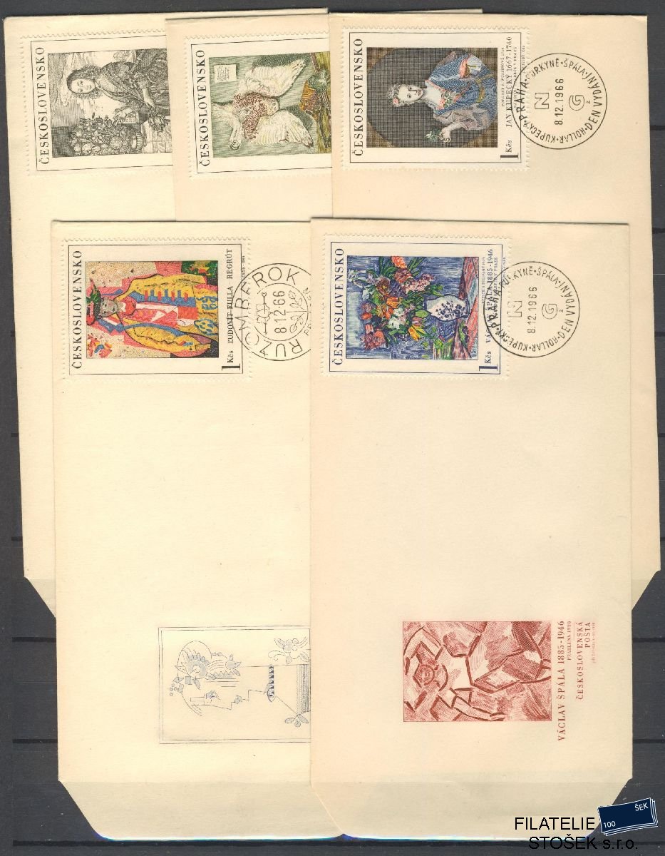 ČSSR známky 1574-78 FDC