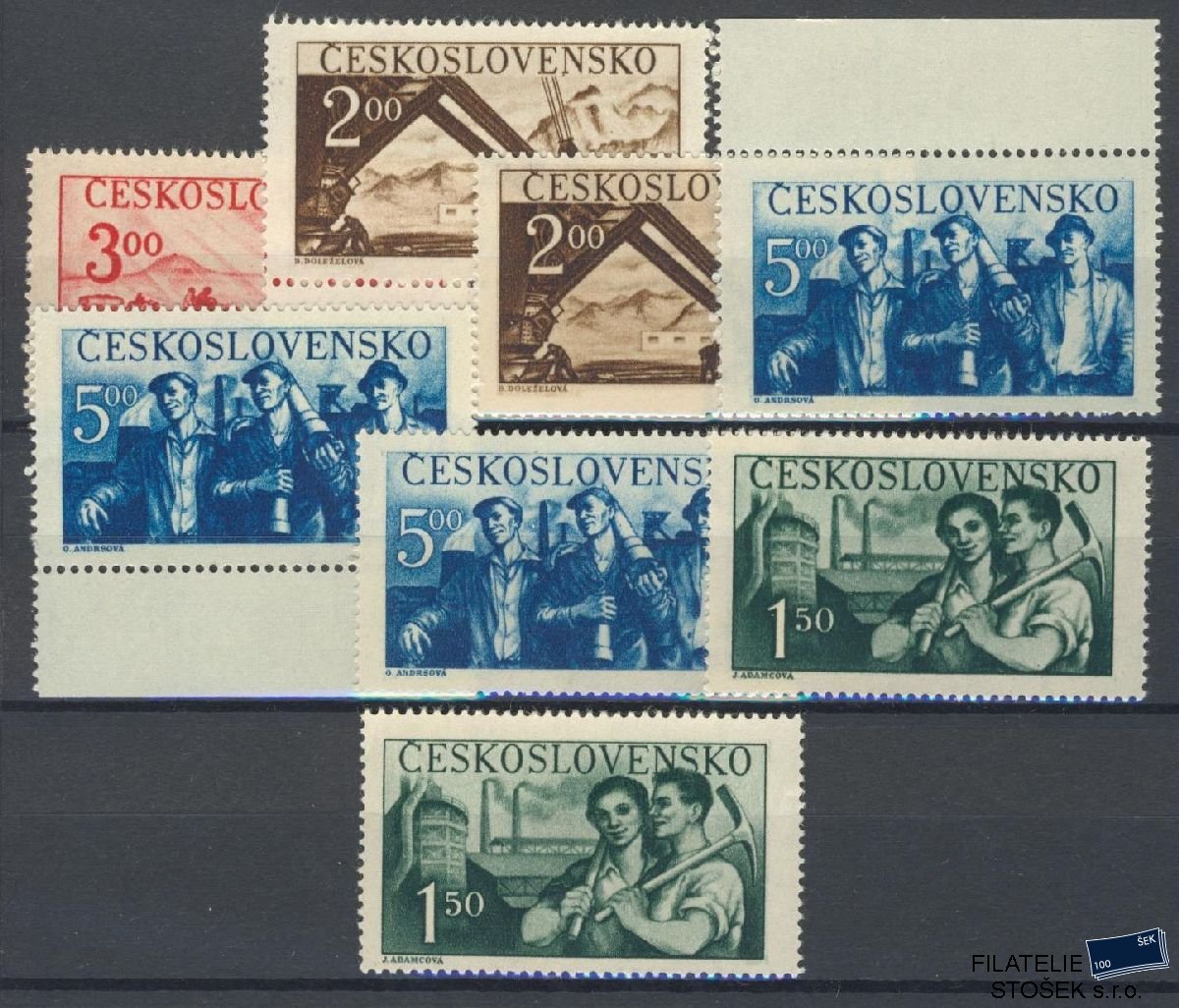 ČSSR známky 542 - Sestava