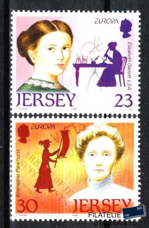 Jersey známky Mi 0735-6