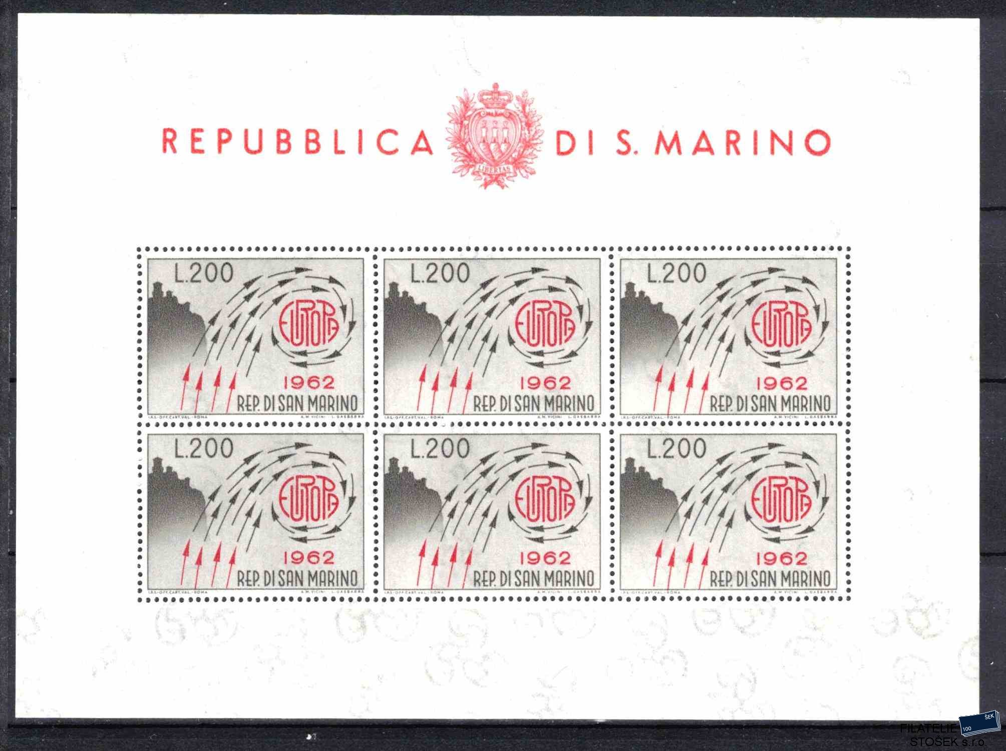 San Marino známky Mi 0749 Klb.