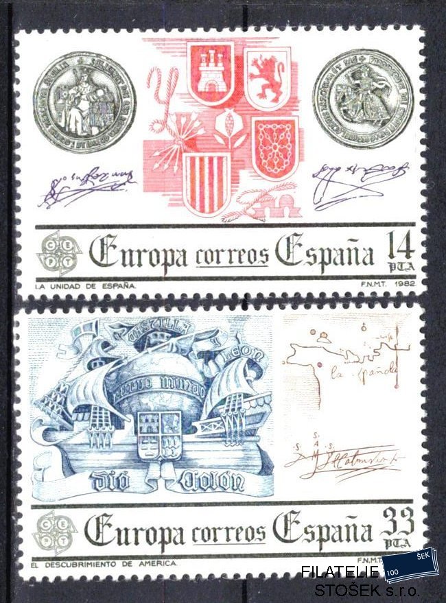 Španělsko známky Mi 2545-6