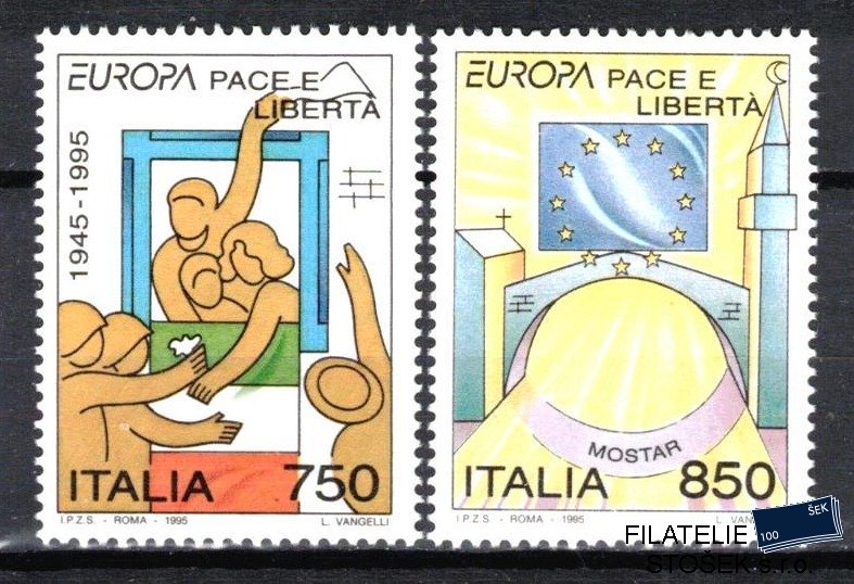 Itálie známky Mi 2383-4