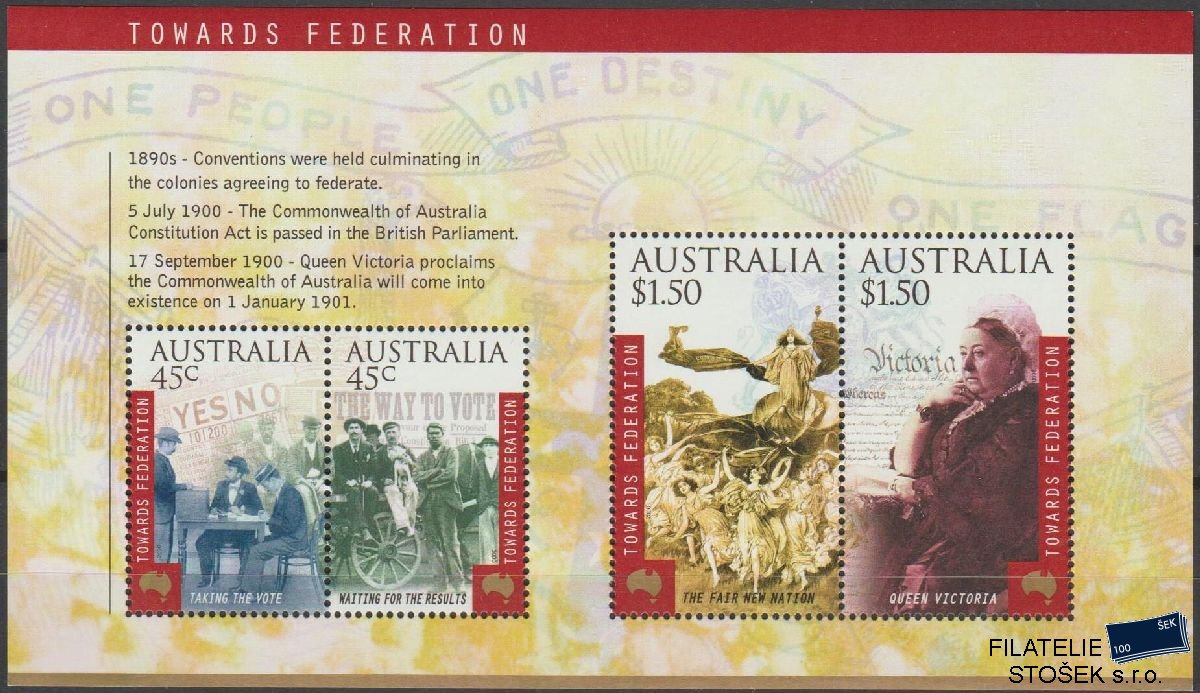 Austrálie známky Mi Blok 35
