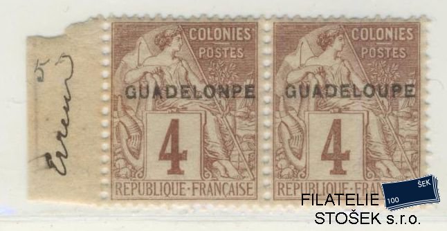 Guadeloupe známky Yv 16 + 16C - St