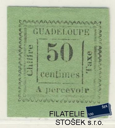 Guadeloupe známky Yv TT12 KVP Svítí