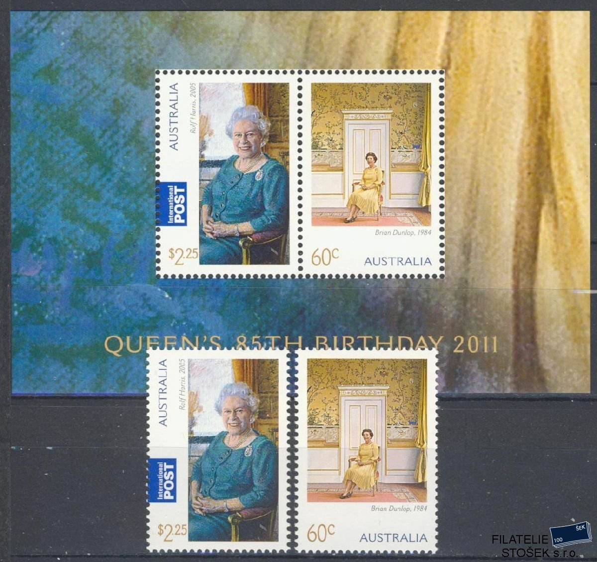 Austrálie známky Mi 3556-57 + Bl 131