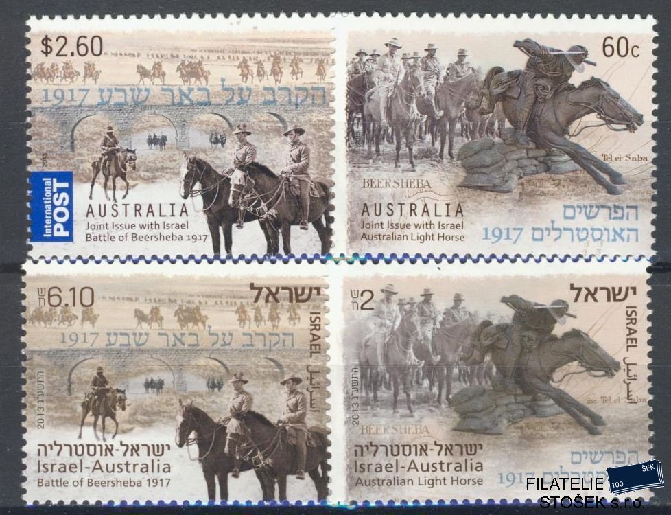 Austrálie známky Mi 3944-45 + Izrael