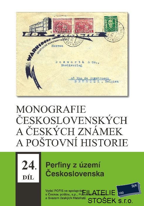 Monografie Českosloveských známek - 24 Díl Perfiny z území Československa