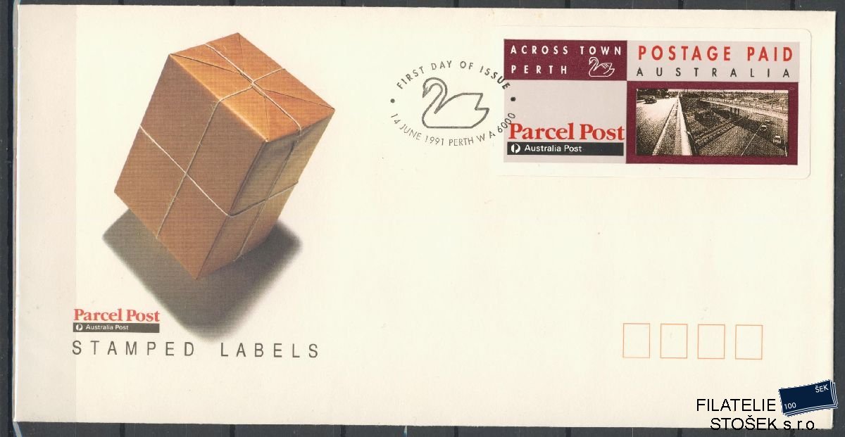 Austrálie známky FDC Mi Parcel Post 1991