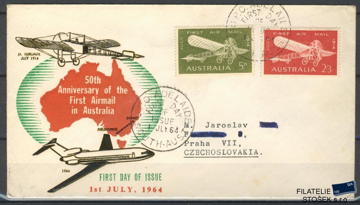 Austrálie známky FDC Mi 346-47