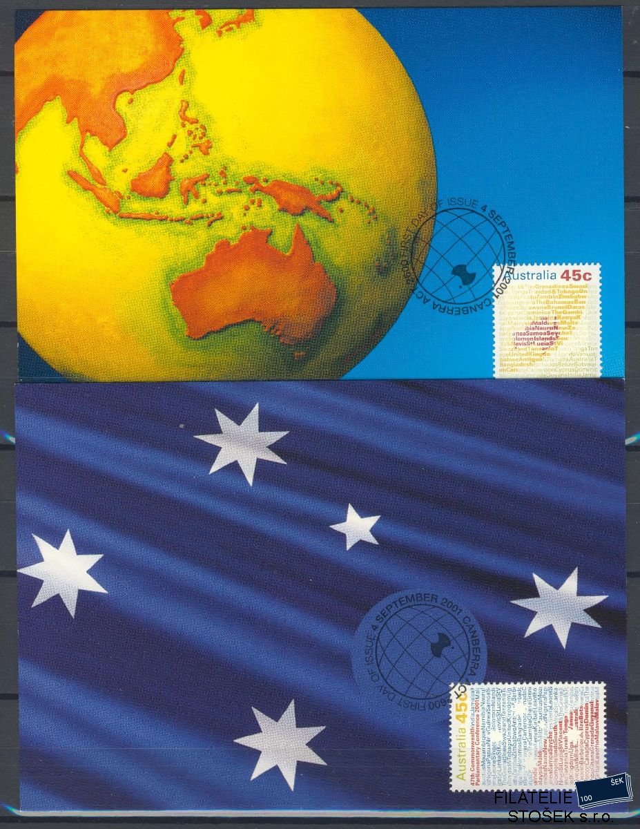 Austrálie známky Maximkarty Mi 2076-77