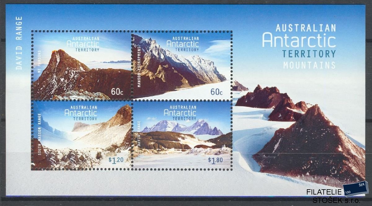 Australská Antarktida známky Mi Blok 10