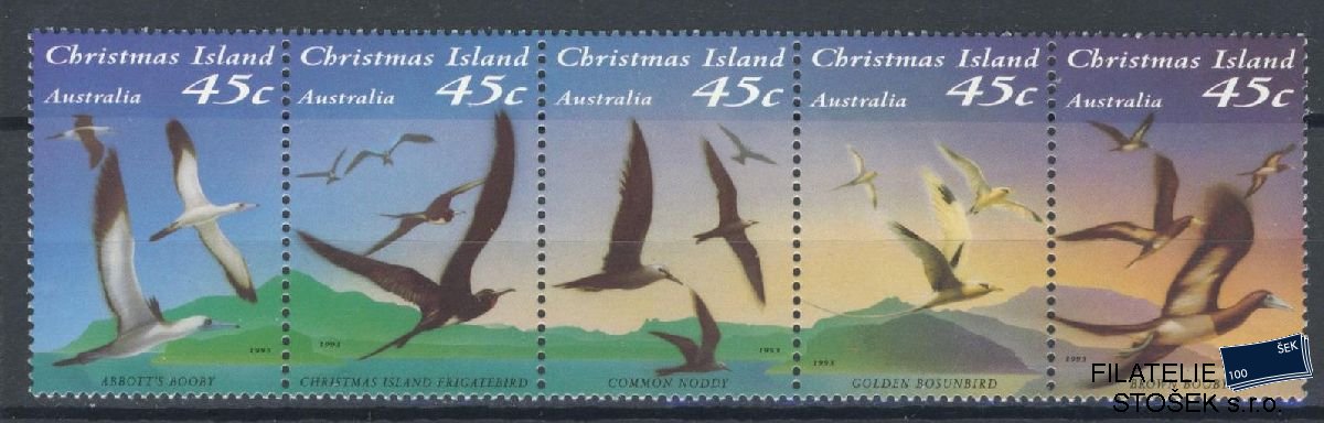 Christmas Islands známky Mi 379-83
