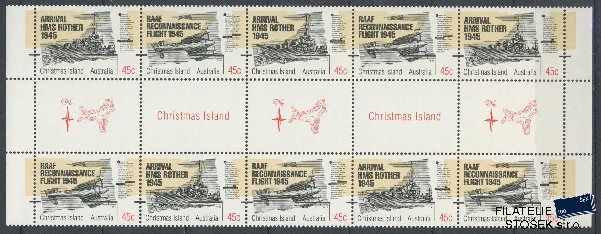 Christmas Islands známky Mi 411-12 Pás