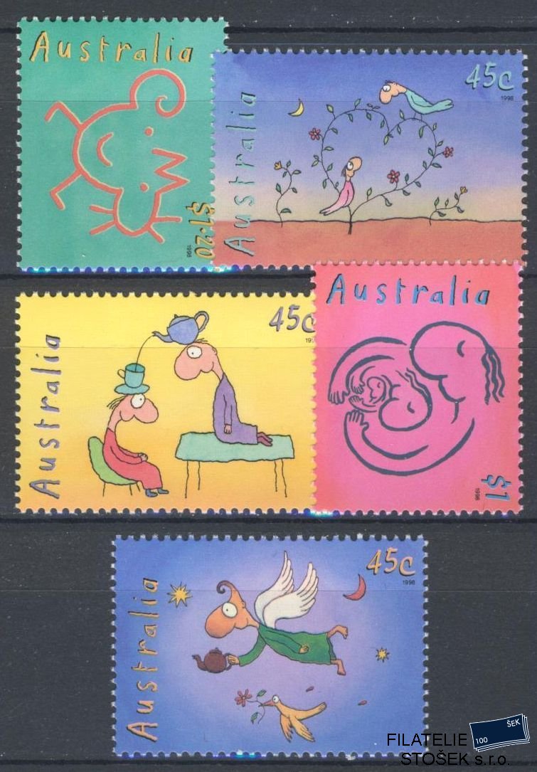 Austrálie známky Mi 1754-58