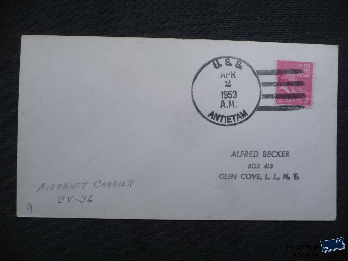 Lodní pošta celistvosti - USA - USS Antietam