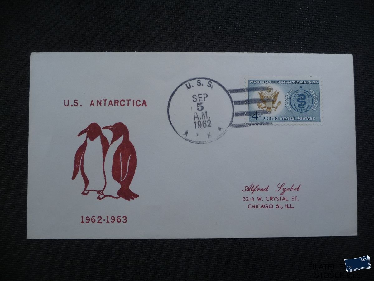Lodní pošta celistvosti - USA - USS Atka
