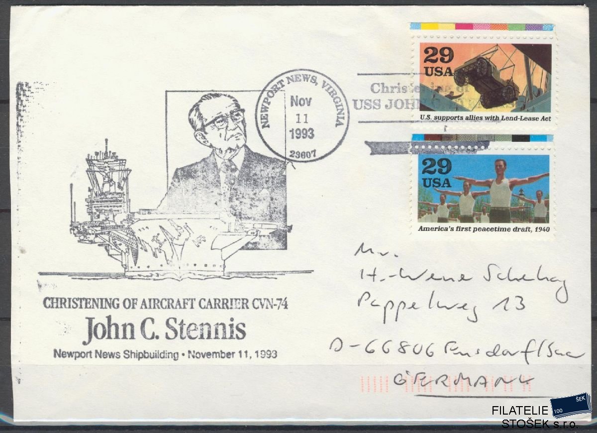 Lodní pošta celistvosti - USA - USS John C. Stennis