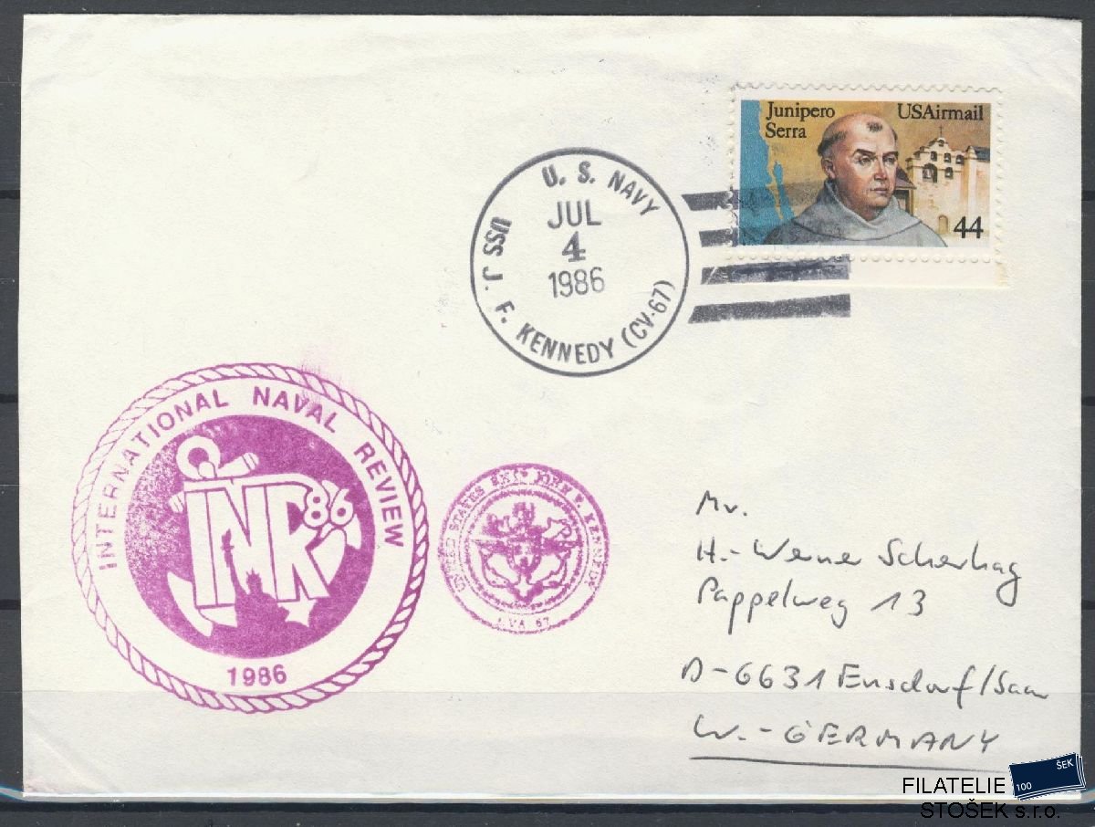 Lodní pošta celistvosti - USA - USS John F. Kennedy