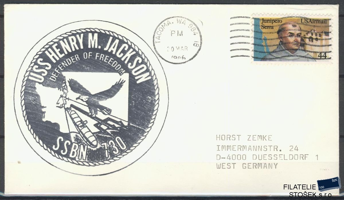 Lodní pošta celistvosti - USA - USS Henry M Jackson