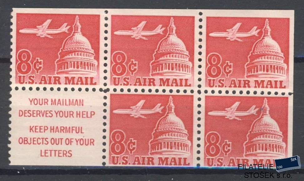 USA známky Mi 806 Sešitkový list