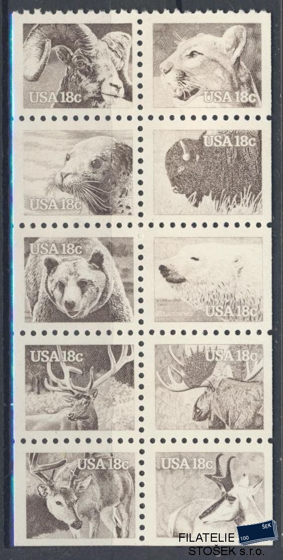USA známky Mi 1470-79