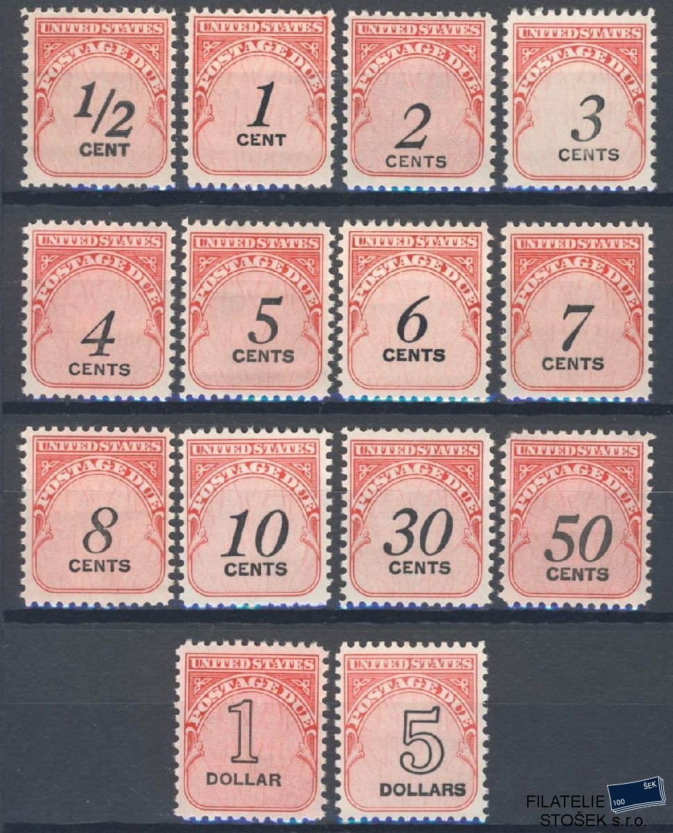 USA známky Mi P 54-67