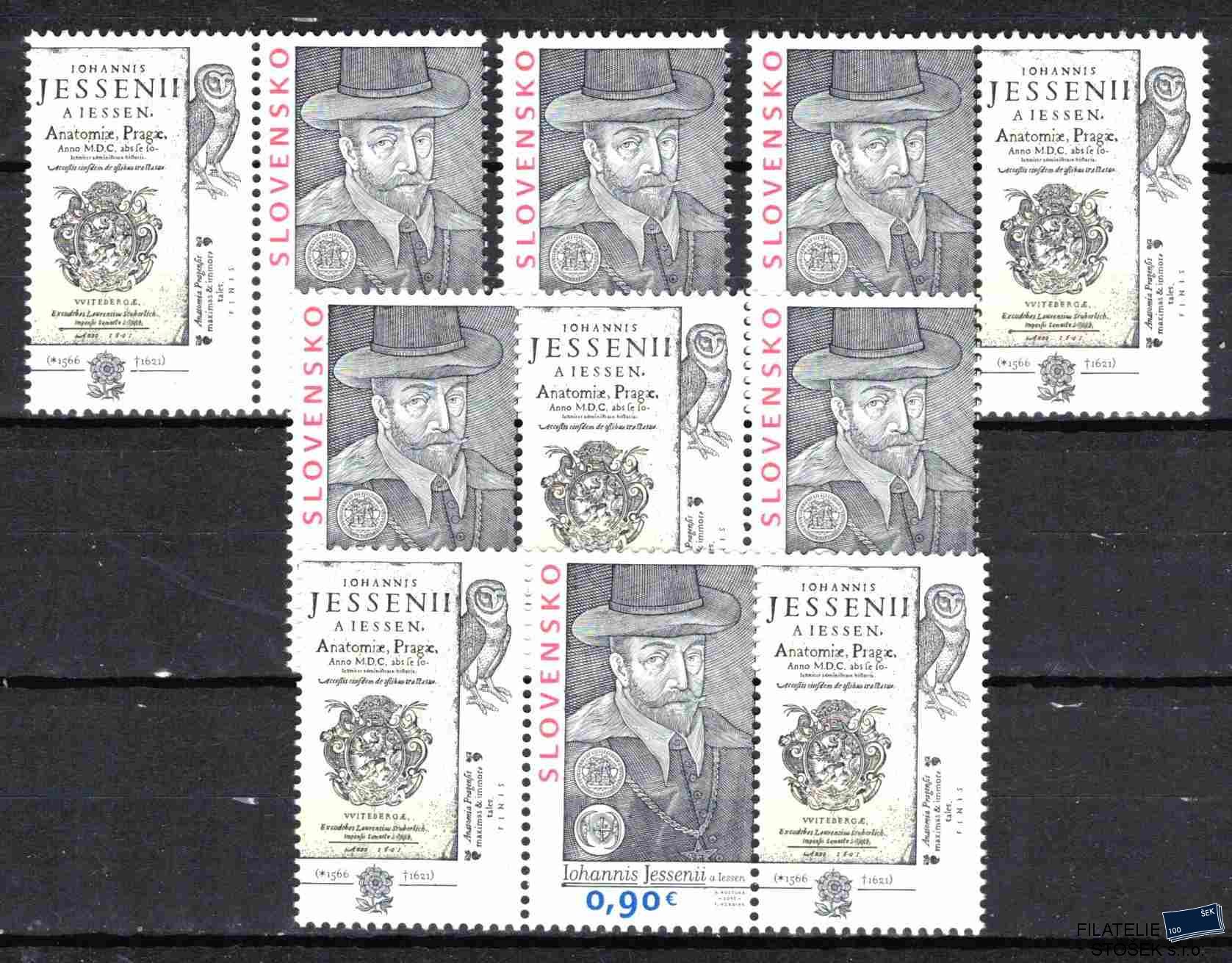 Slovensko známky 613 Sestava známek