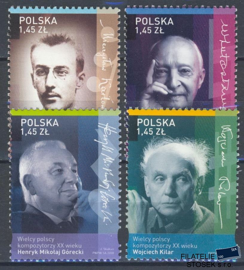 Polsko známky Mi 4389-92
