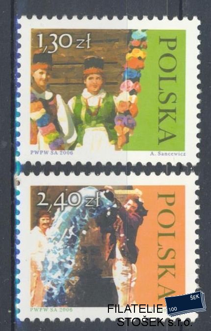 Polsko známky Mi 4236-37