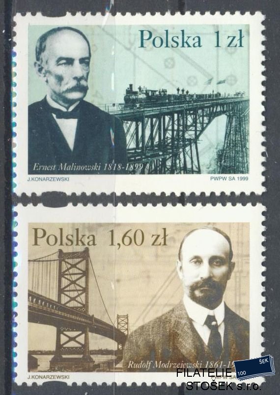 Polsko známky Mi 3746-47