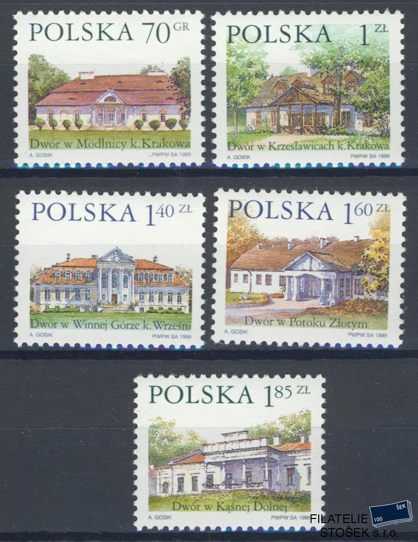 Polsko známky Mi 3772-76