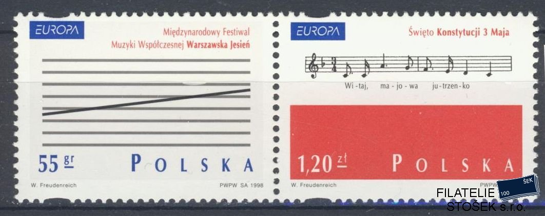 Polsko známky Mi 3714-15