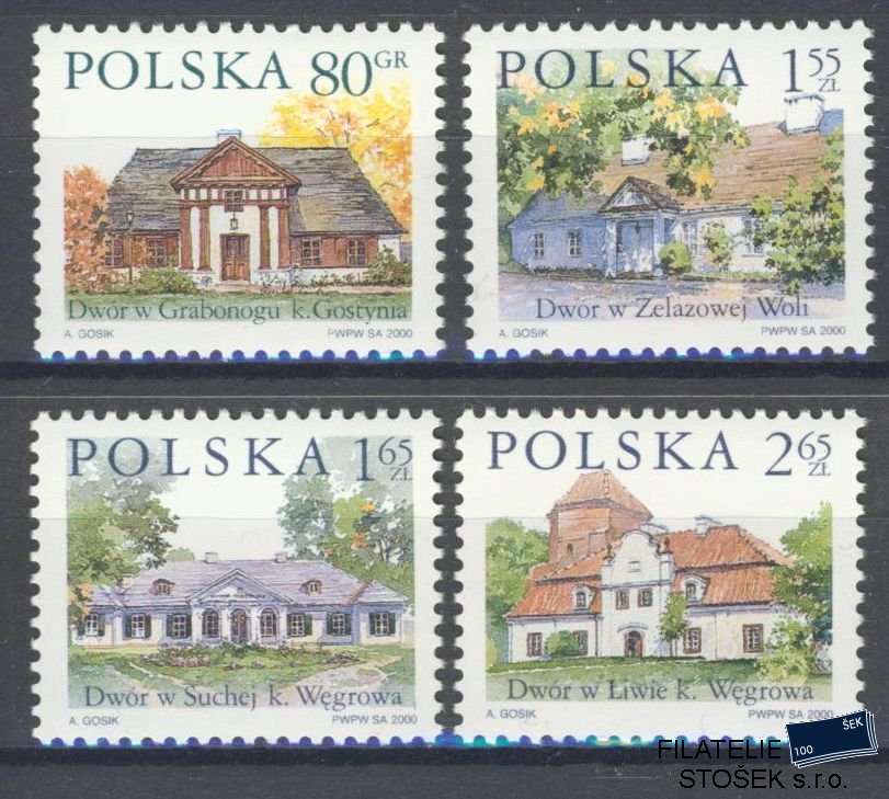 Polsko známky Mi 3821-24