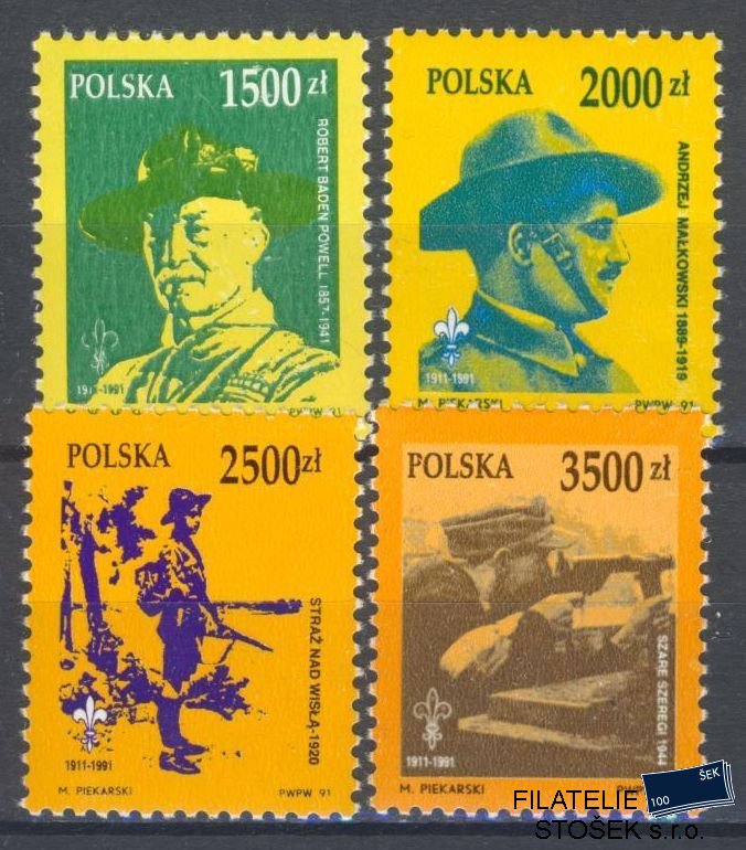 Polsko známky Mi 3357-60