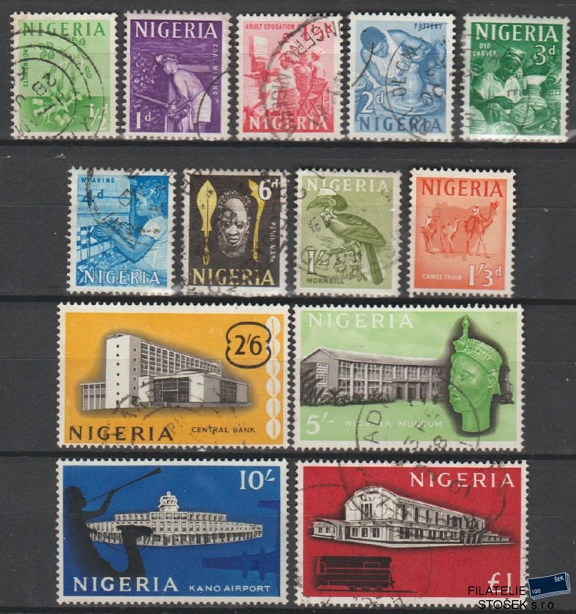 Nigeria známky Mi 92-104