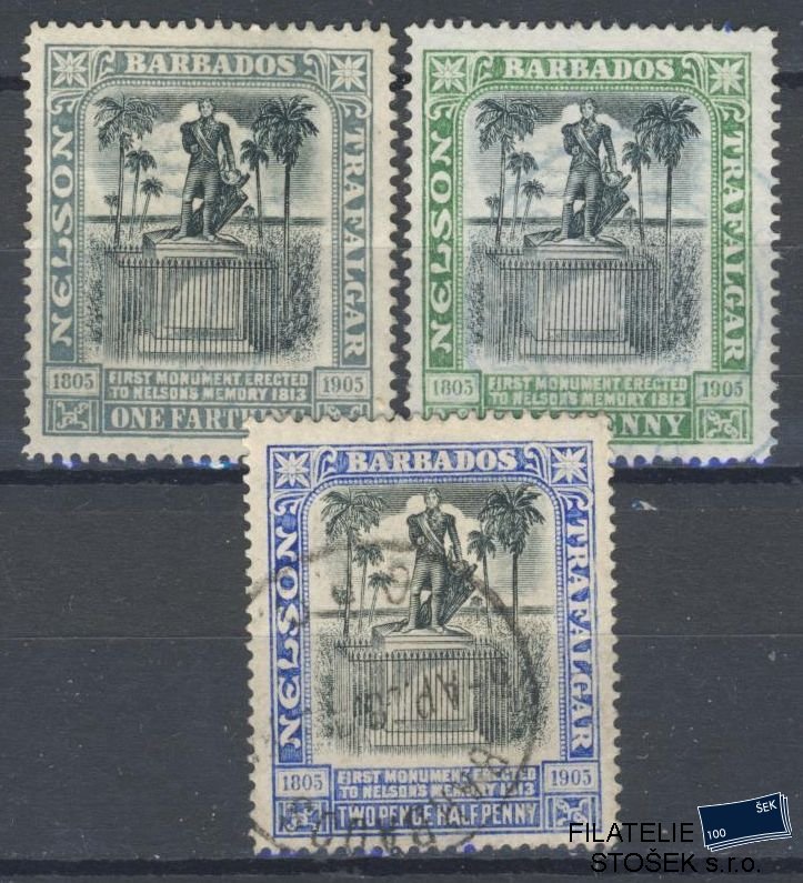 Barbados známky Mi 69-71 - Sestava