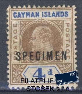 Cayman Islands známky Mi 13 Specimen