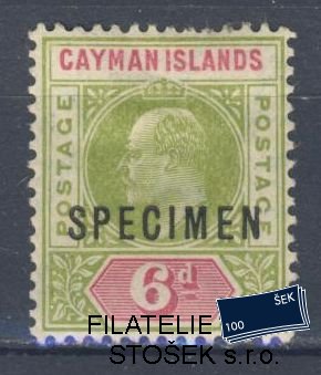 Cayman Islands známky Mi 14 Specimen