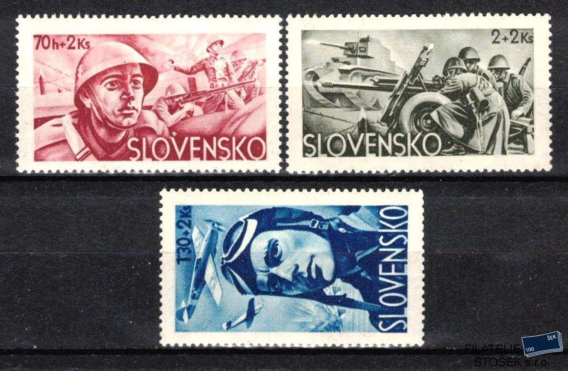 Slovensko známky 87-9