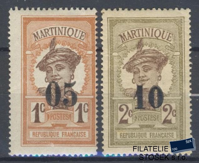 Martinique známky Yv 83-84