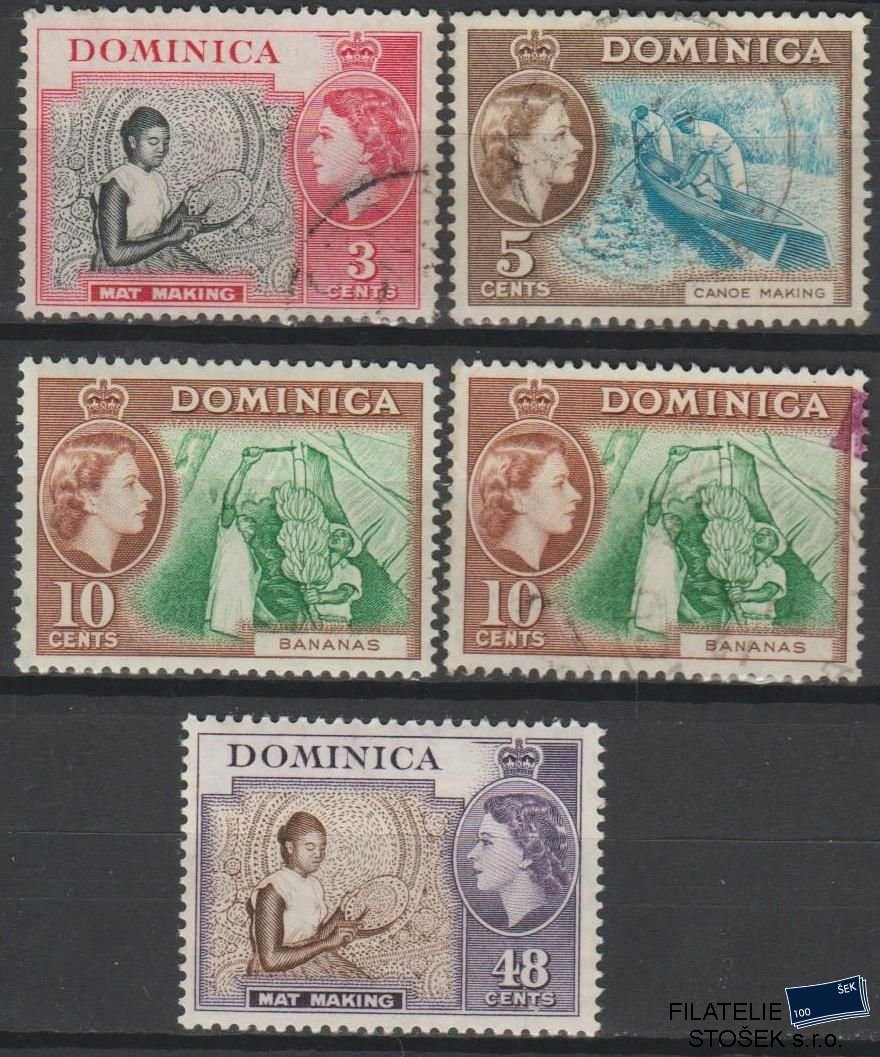Dominica známky Mi 153-56 - Sestava